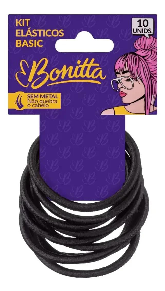 Bonitta Kit Elasticos Basic 10 Pecas