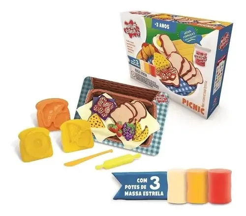 Picnic Com Massa Estrela Unica Un