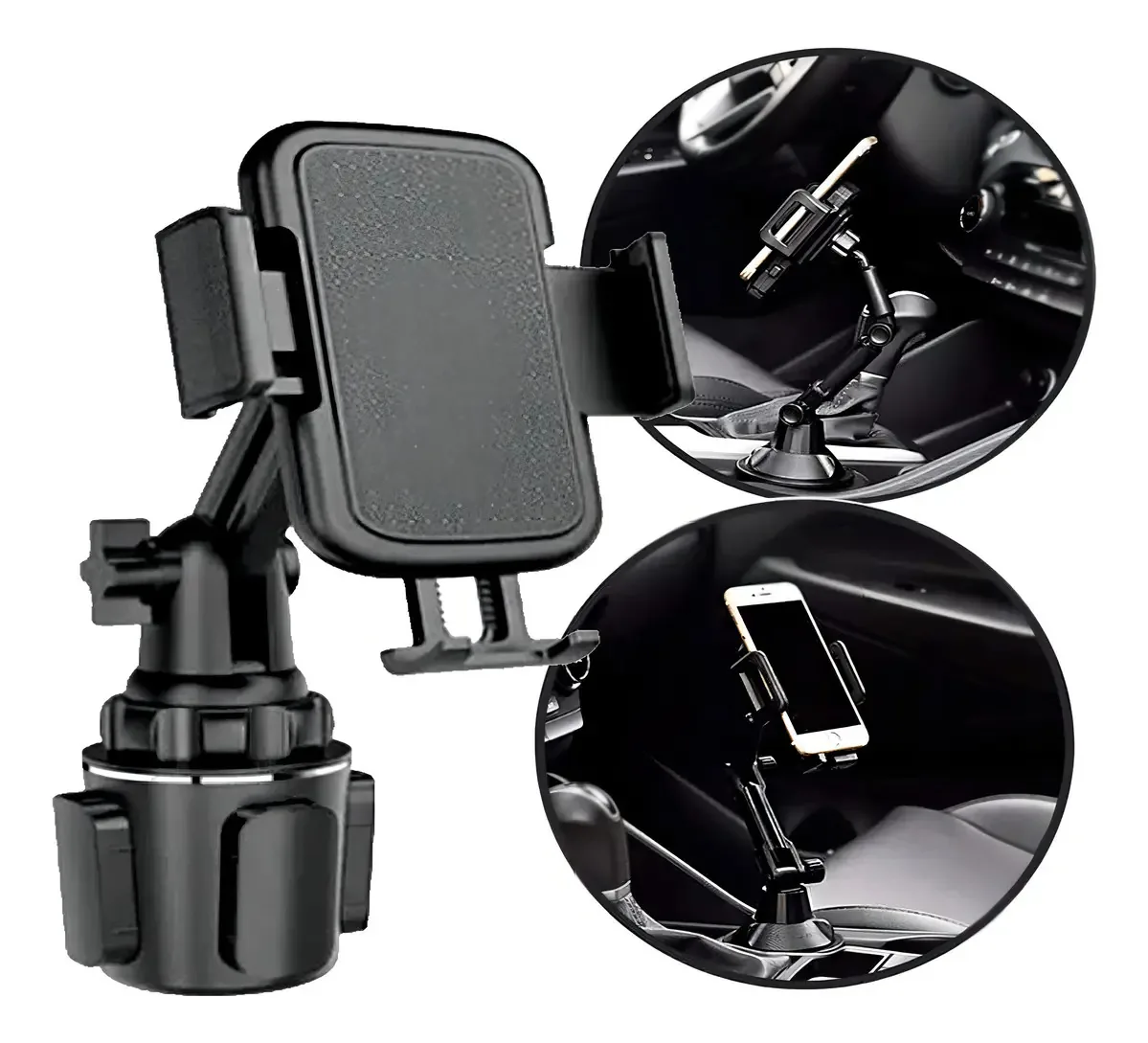 Suporte Para Celular Porta Copos Carro Compatível Smartphones