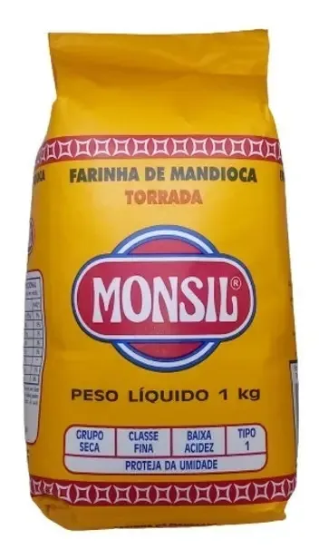 Farinha De Mandioca Torrada Tipo Monsil