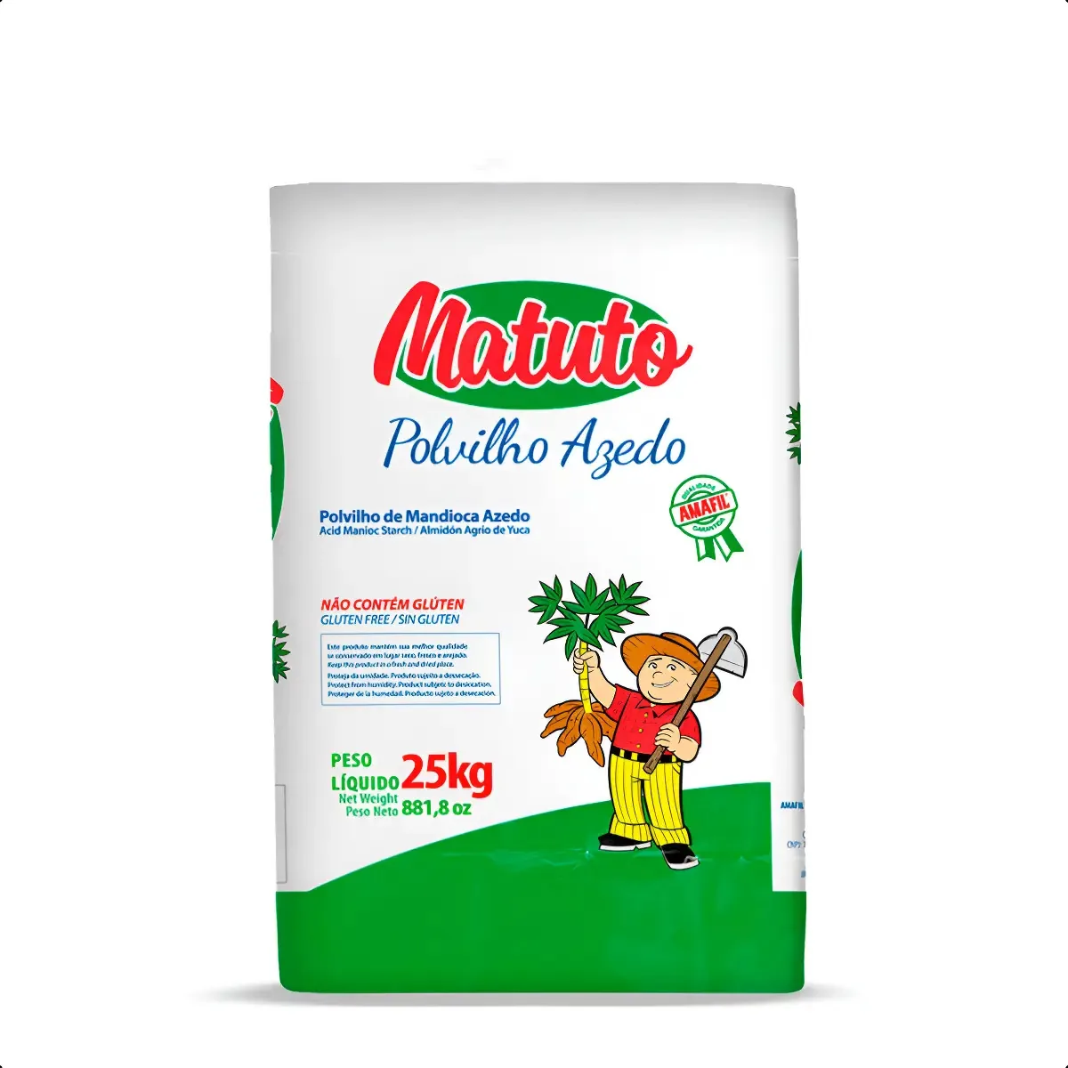 Polvilho Azedo Matuto 25kg Fino