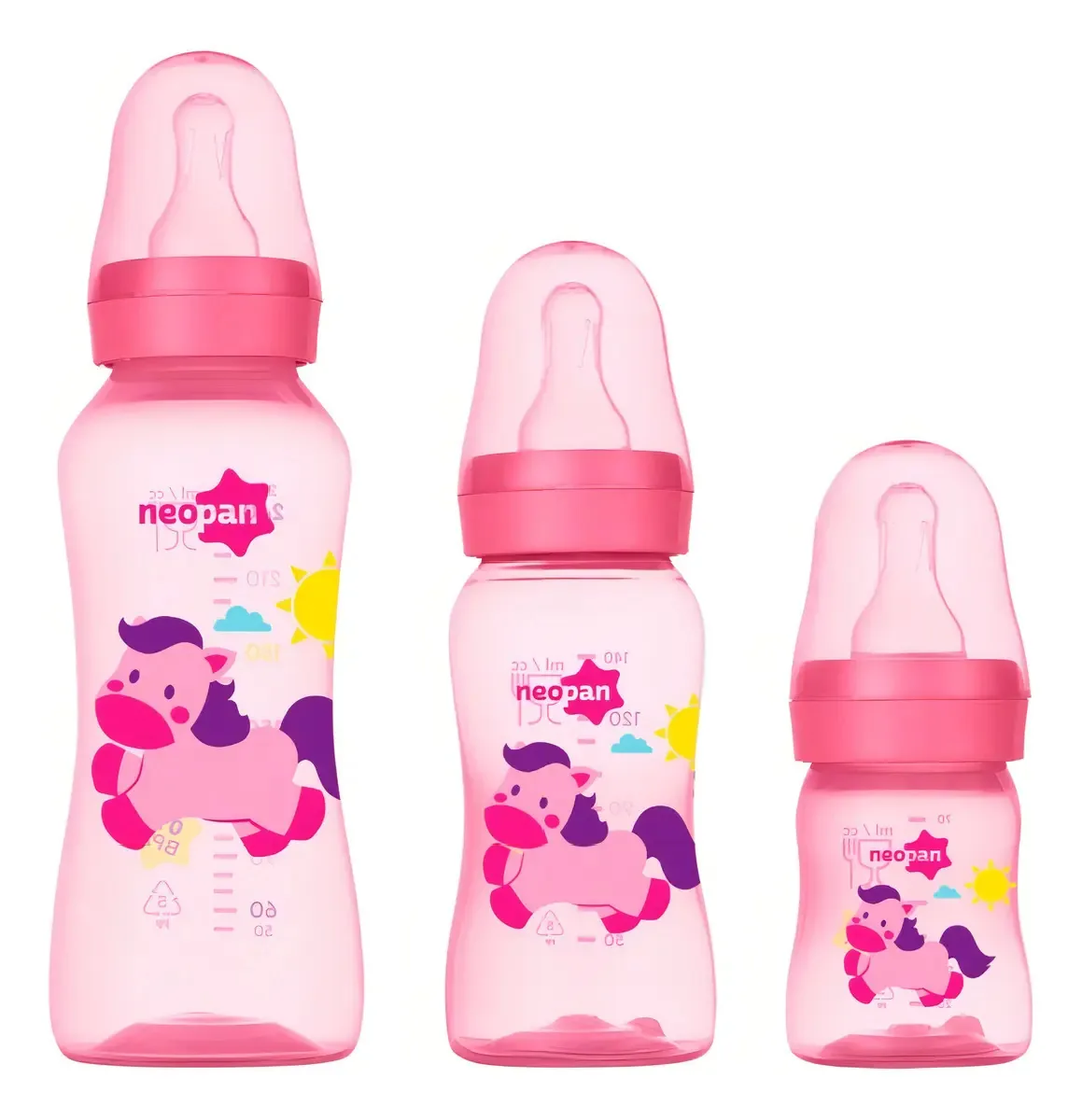 Kit Mamadeira Neopan 3 Pcs