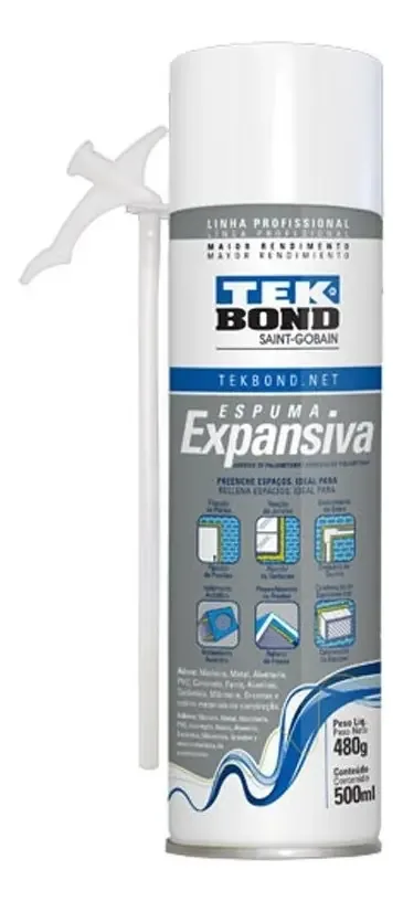 Espuma Expansiva Poliuretano 500ml