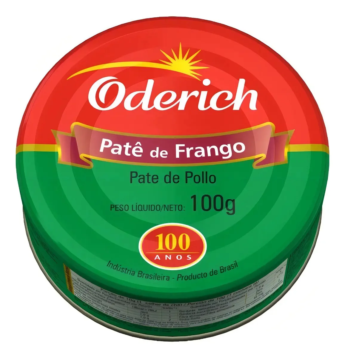 Patê Oderich Frango
