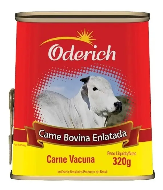 Carne Bovina Oderich 320g Em Cons. Lt