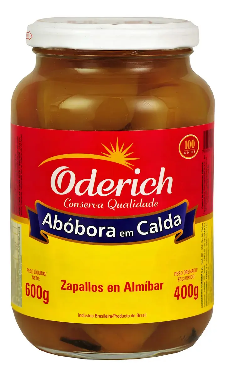 Abobora em Calda ODERICH 400g