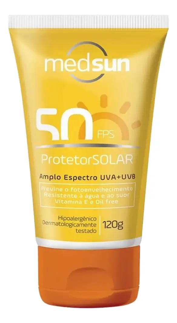 Protetor 50 Fps Solar Medsun 120g
