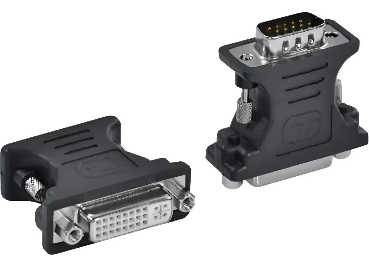 Kit Com 10 Adaptadores Dvi Fêmea X Vga Macho