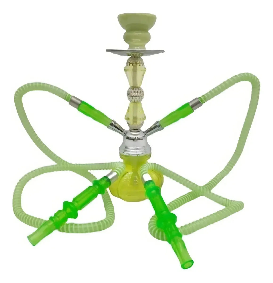 Narguile Pequeno Completo Cor Verde
