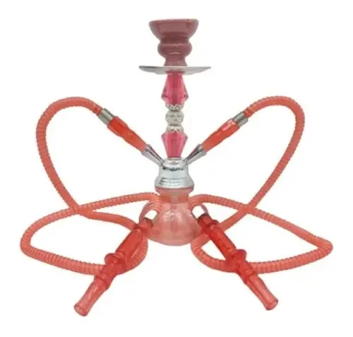 Narguile Pequeno Completo Cor Vermelho