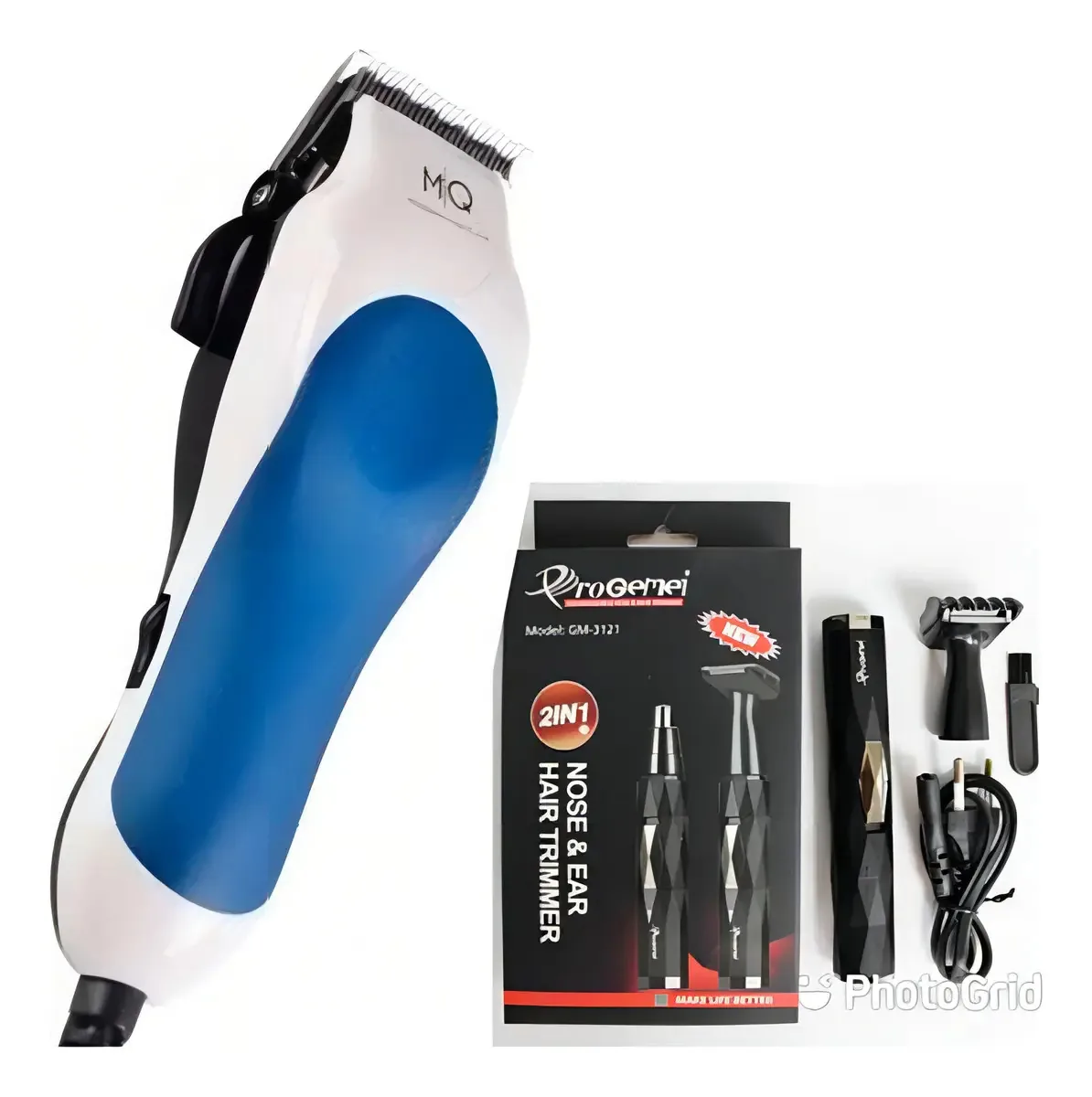 Maquina Cortar Cabelo Mq Profissional + Brnde