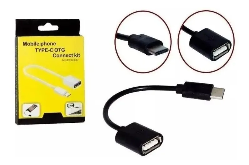 Cabo Tipo-c Otg Usb S-k07 Compatível Mouses Teclados De Pc