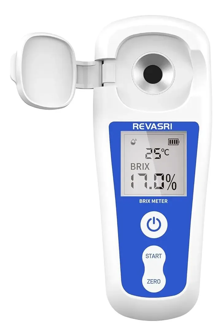 Refratômetro Brix Digital Revasri, medidor Brix recarregável