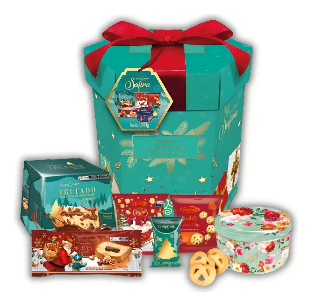 Cesta Natal Sta Edwiges Safira 6 Itens