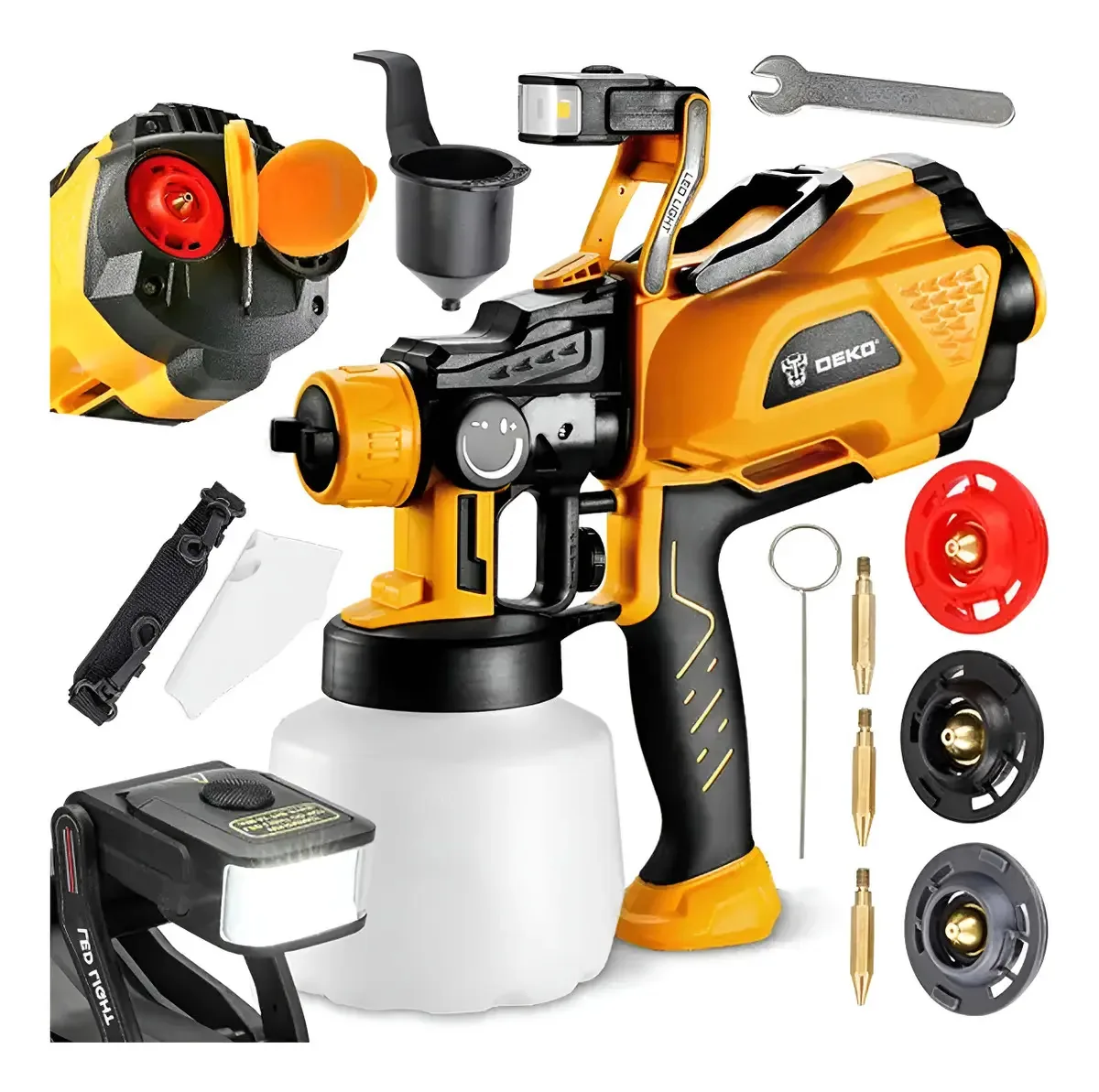 Pistola Eletrica De Pintura E Pulverizador Cor 600w