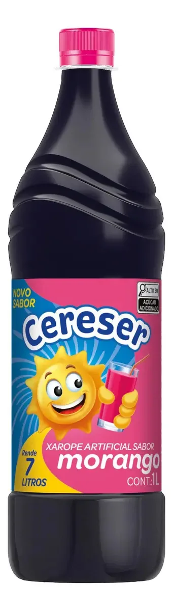 Xarope Cereser 1lt Morango