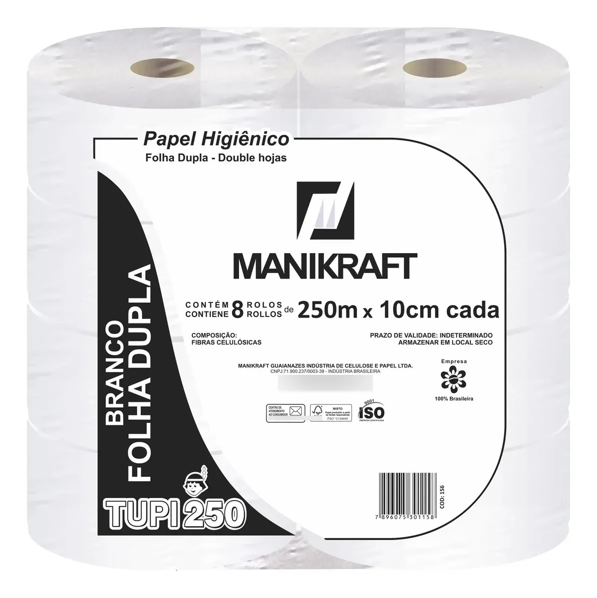 Papel Higiênico Rolos Econômicos - Tupi