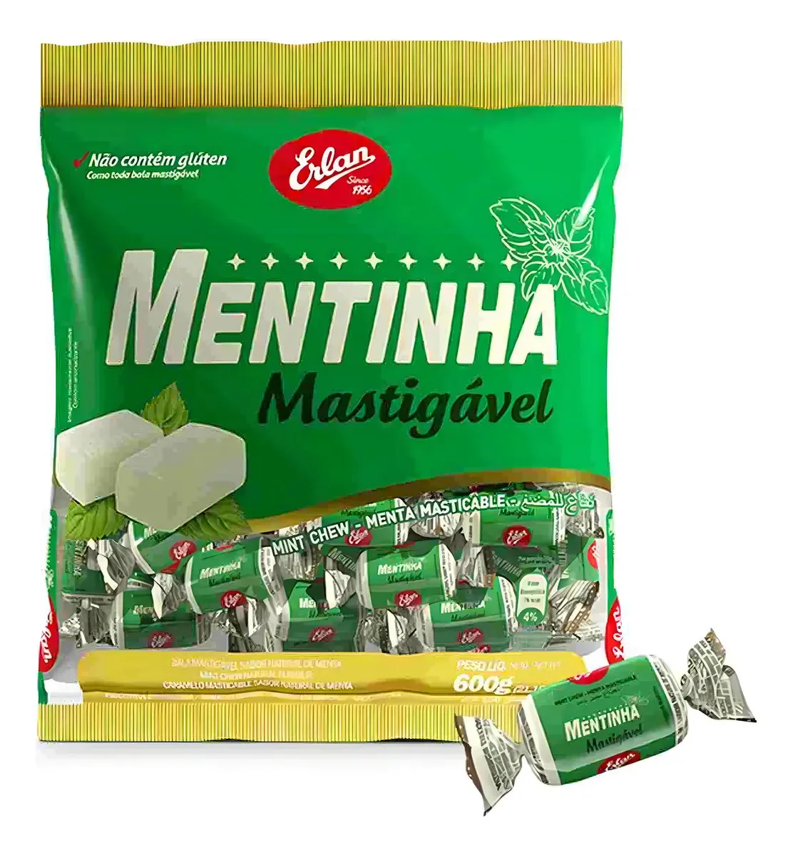 Balas Mastigaveis Mentinhas 600g