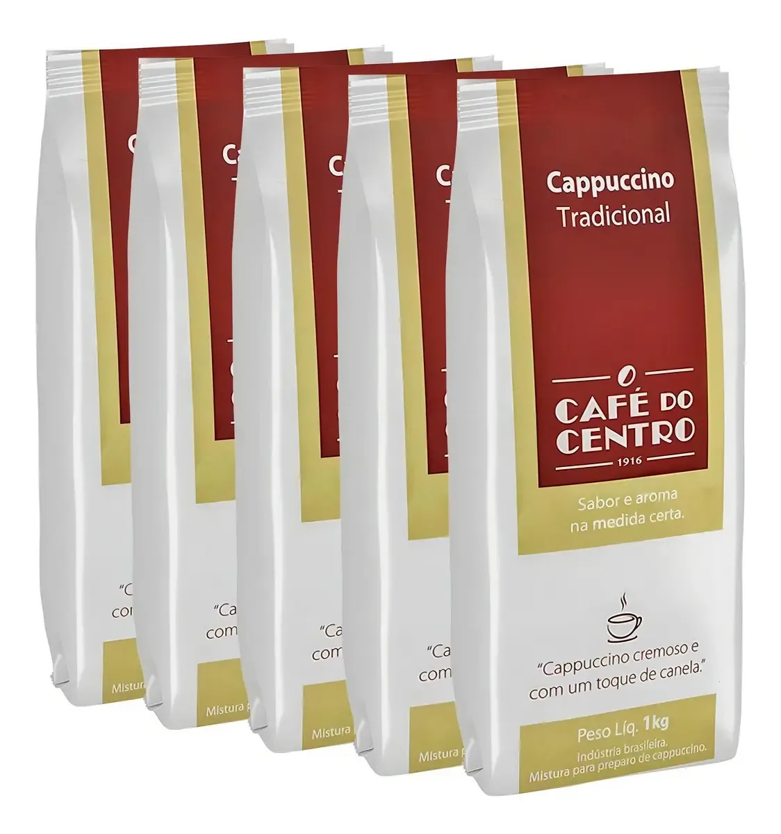 Kit Cappuccino Tradicional Café Do Centro 5kg
