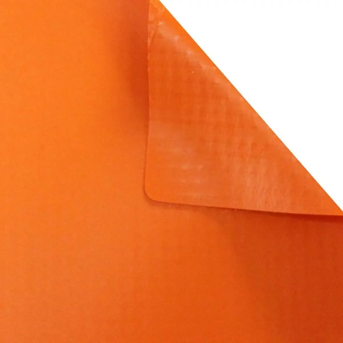Lona Vinilica Multiuso Para Toldos E Tendas Rolo 3m X 1,40m Cor Laranja