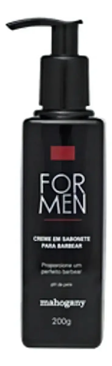 Mahogany Creme Em Sabonete Para Barbear For Men 200g