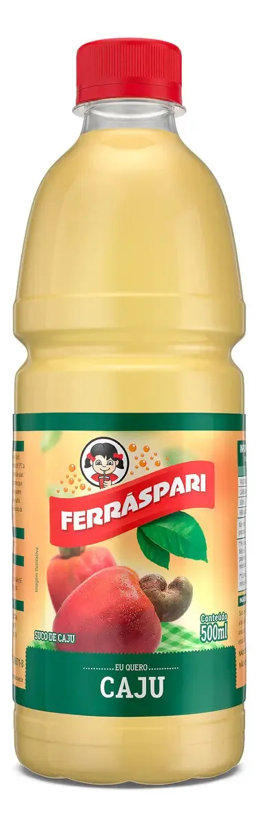 Suco Concentrado Ferraspari 500ml Caju