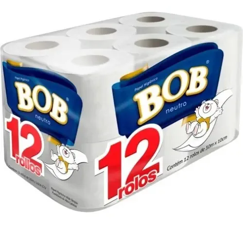 Papel Higiênico Bob Neutro 30m Fs C/12