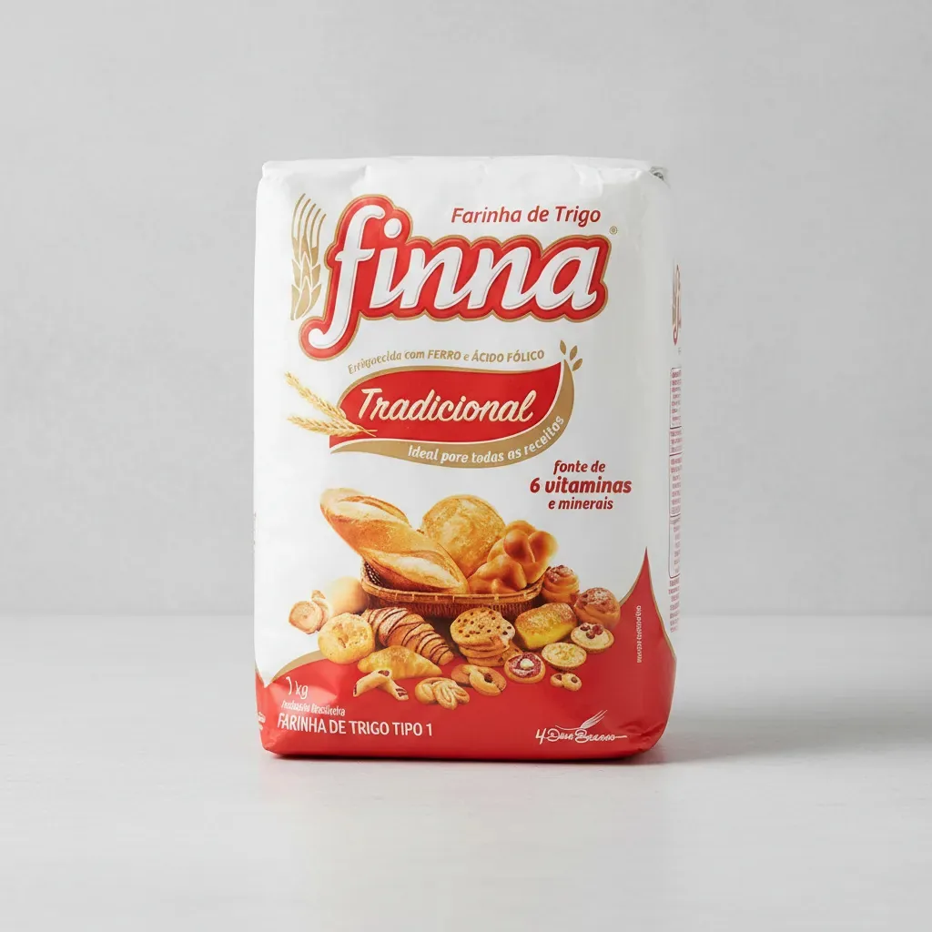 Farinha Finna 1kg De Trigo Tipo 1 Alta Qualidade Pão Pizzas