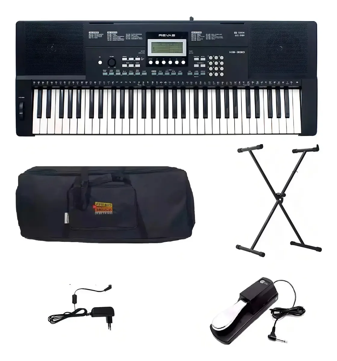 Teclado Revas Kb330 By Roland Kit Luxo