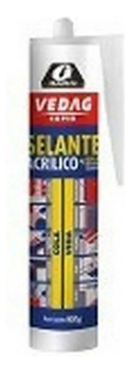 Cola Veda Calha Vedag Alvenaria Tubo 400g Branca