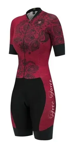 Macaquinho Ciclismo Feminino Free Force Cashmere