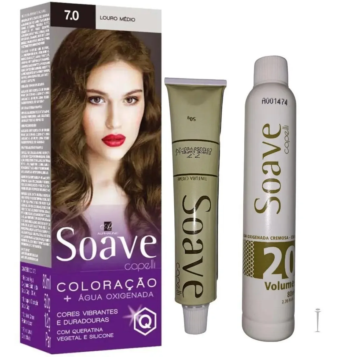 Coloracao Individual Permanente Soave Capelli 7.0 50 Ml