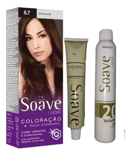Coloracao Individual Permanente Soave Capelli 6.7 50 Ml