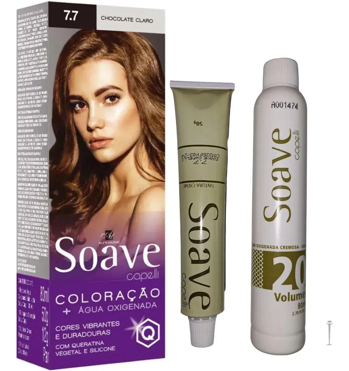 Coloracao Individual Permanente Soave Capelli 7.7 50 Ml