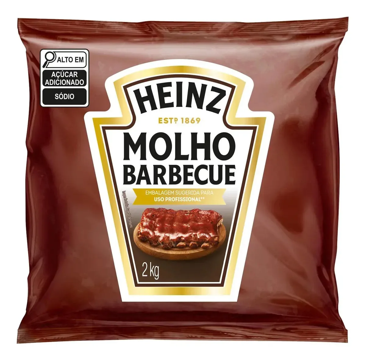 Molho Barbecue Heinz Pacote 2kg