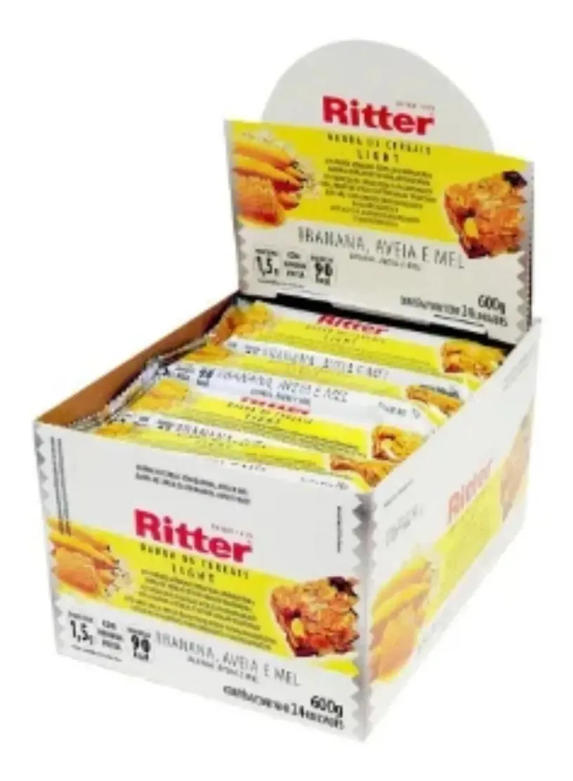 Barra Cereais Banana C/aveia /mel Light 24x25g Ritter