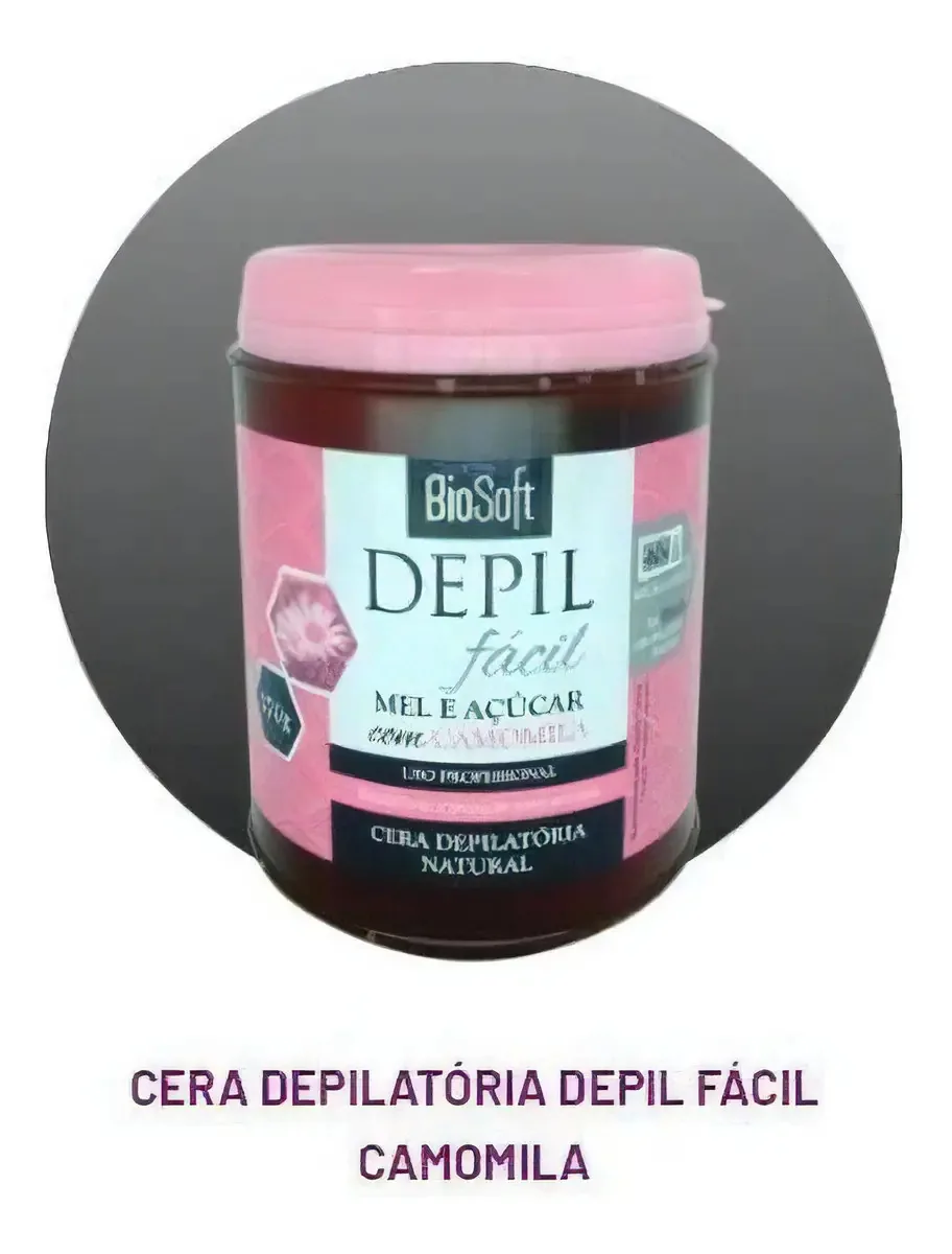Cera Depilatória Depil Fácil Camomila 300g Biosoft