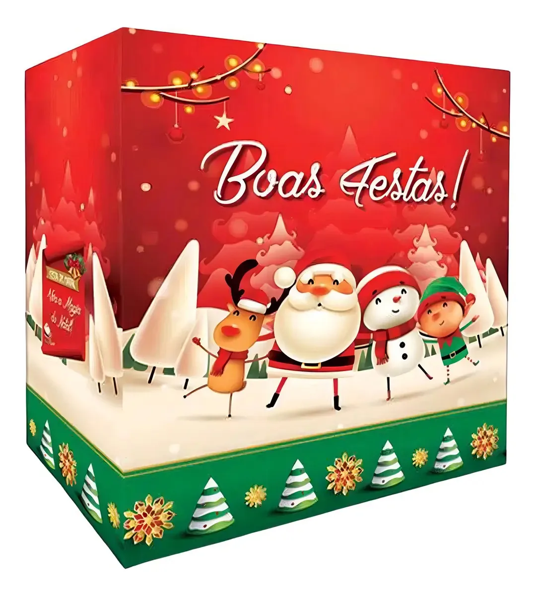 Cesta De Natal Medem Modelo Festeje