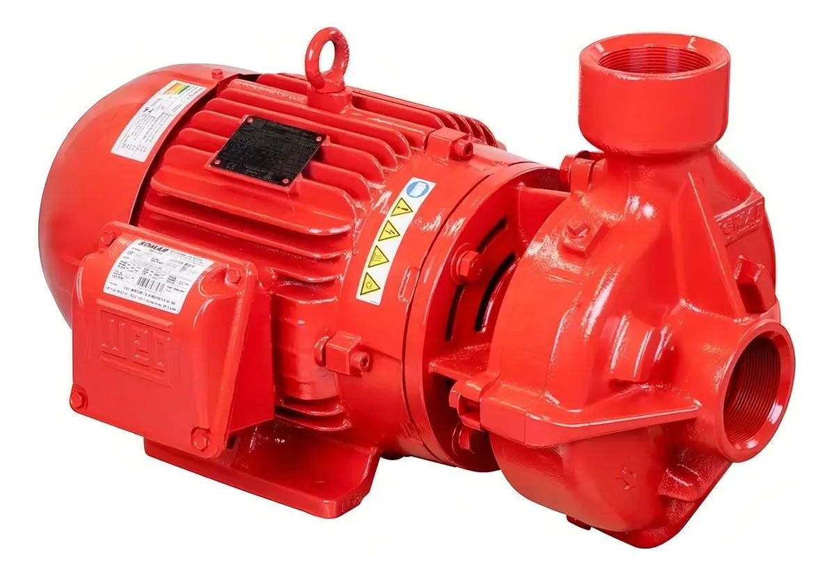 Motobomba Para Incendio 5 Cv Trifásica Ssci5 16002866 Somar