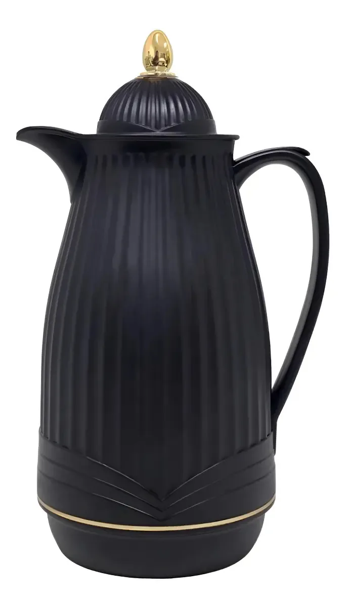 Garrafa Térmica Café Chá Leite Bule Imperial Preta 1l