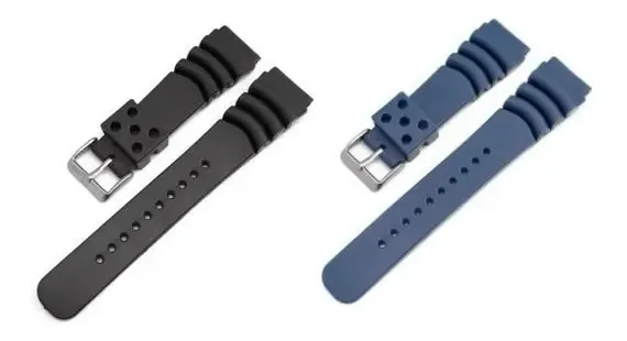 Kit Pulseiras Might Compatível Xiaomi Amazfit Bip 3 A2172 Cor Preto-azul