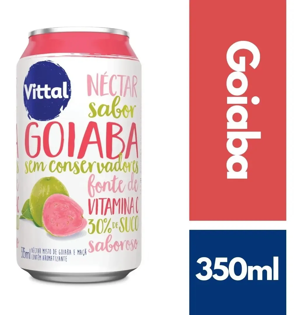 Suco Vittal Nectar De Goiaba