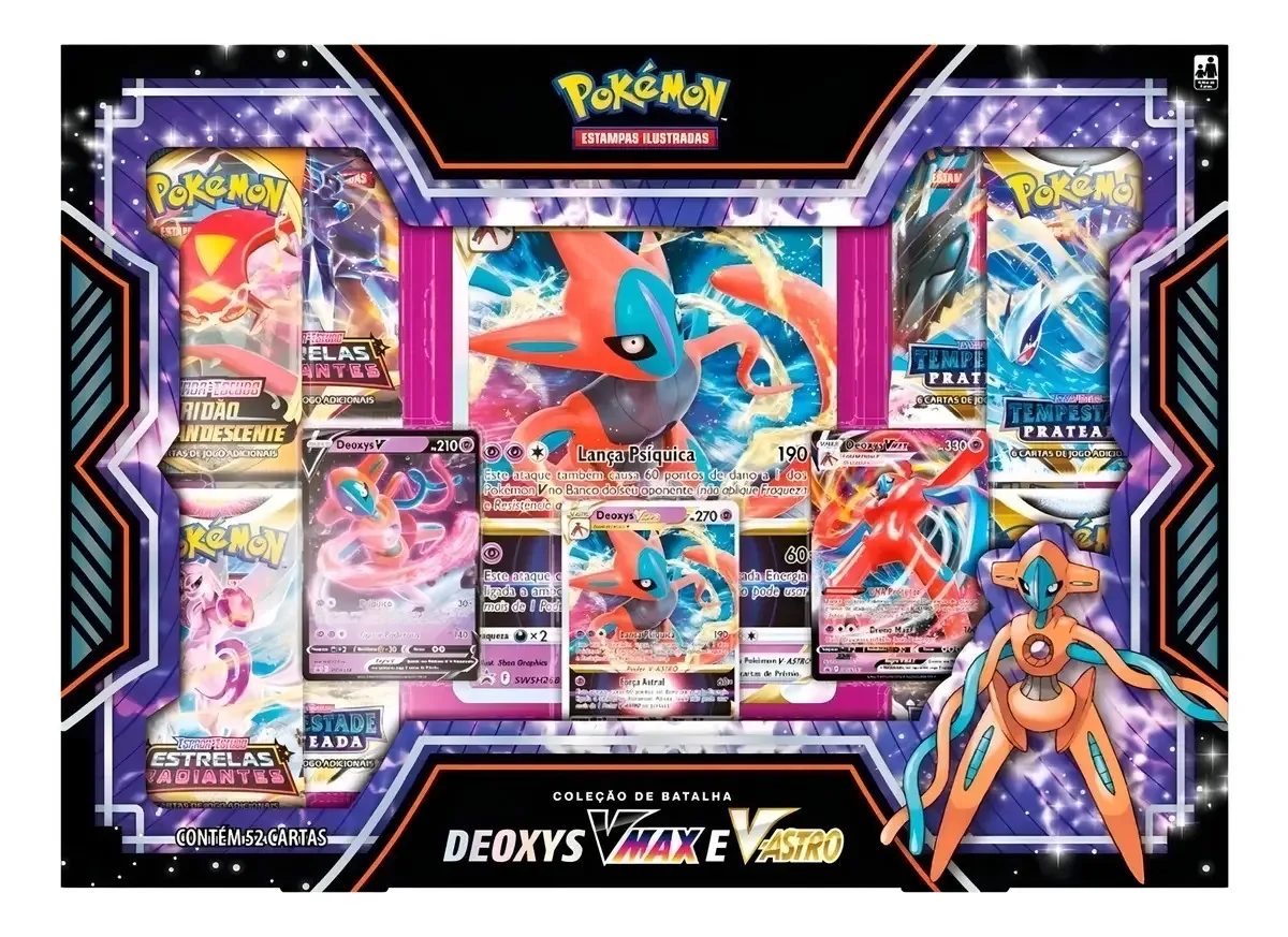 Box Pokemon Deoxys/zeraora V Max/v Astro
