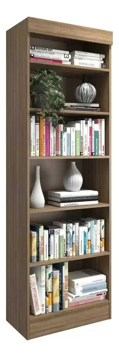 Estante Para Livros Livreiro Organizador Multiuso De Madeira Cor Lamina