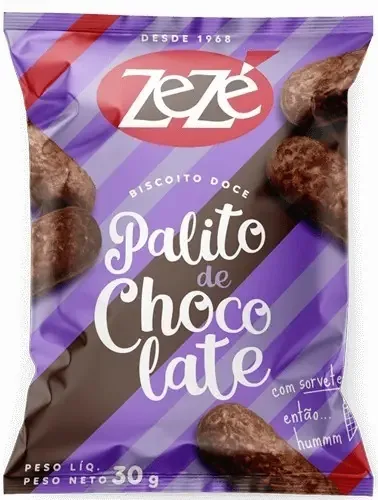 Bisc Doce Zeze Palito Choc Lanchinho 30g