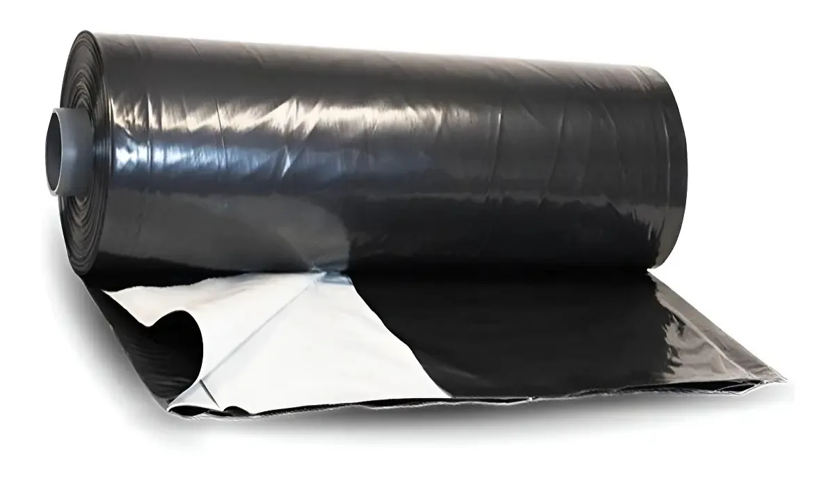 Lona Maxilona Preta e Branca 8x50m Agro Impermeável Dupla Face UV 180 Micras