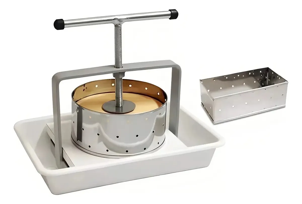 Prensa Industrial Para Queijo Cor Prateado