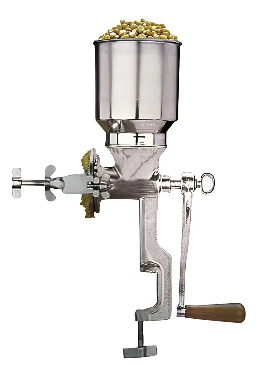 Moedor Moinho Manual De Grãos E Cereais Cor Ferro