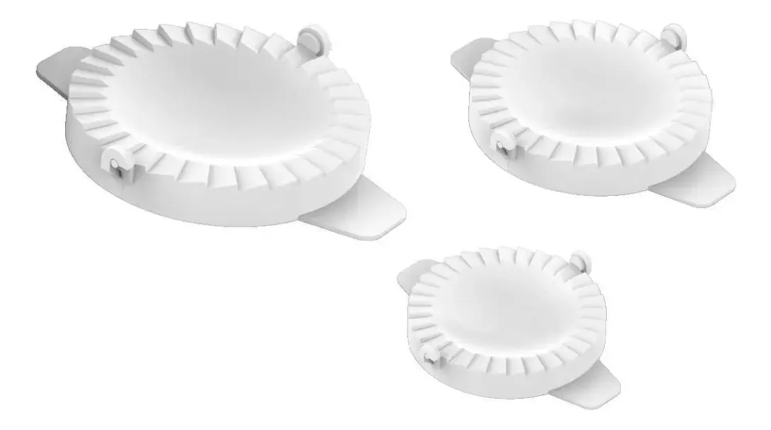 Fechador Pastel Branco 3 Peças Malta