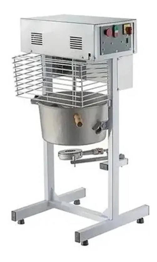 Misturador De Massa Salgados Malta Bivolt Aço Inox 15 Litros
